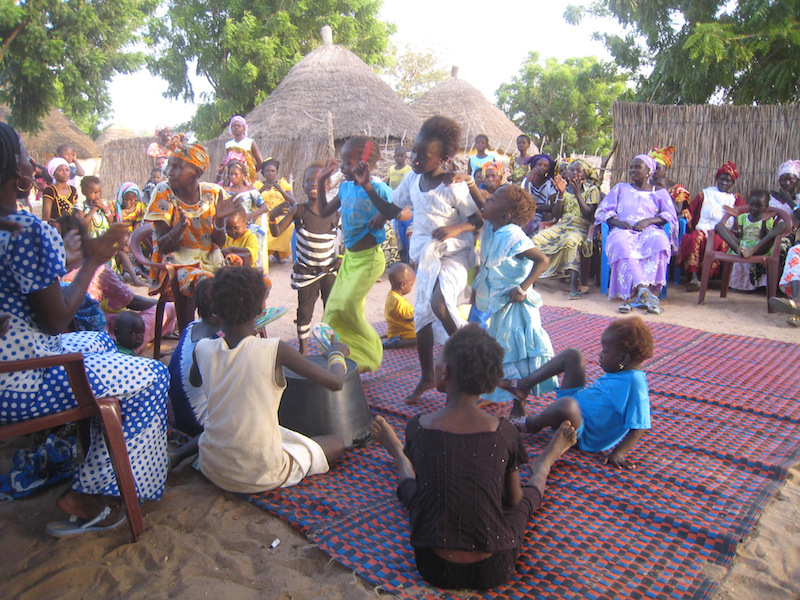 In 2014, participation in CREATE! programs has brought many benefits to women in rural Senegal, like these women dancing in CREATE!’s partner community of Darou Diadji.