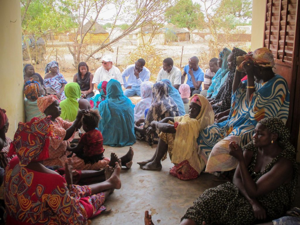 Photo Highlights from Senegal: Barry meets with members of the Fass Koffe cooperative