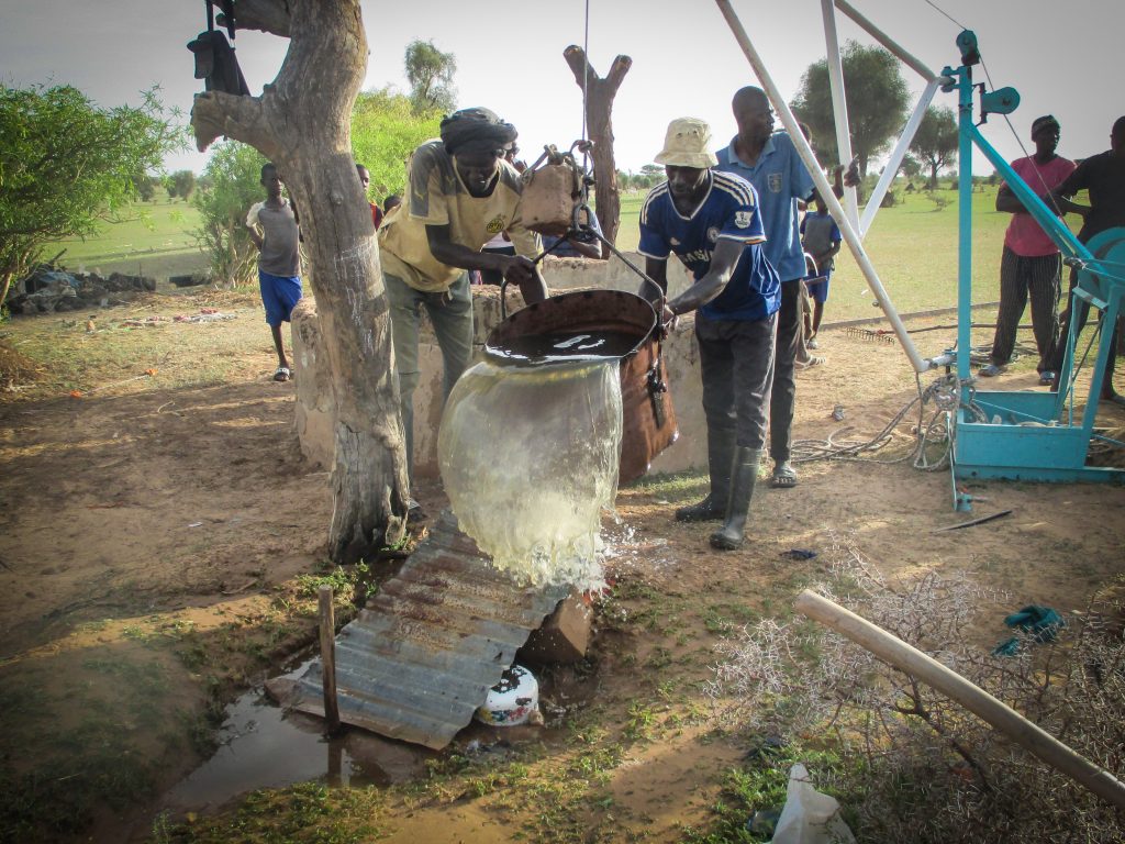 Photos from Senegal: Well rehabilitation in Santhie