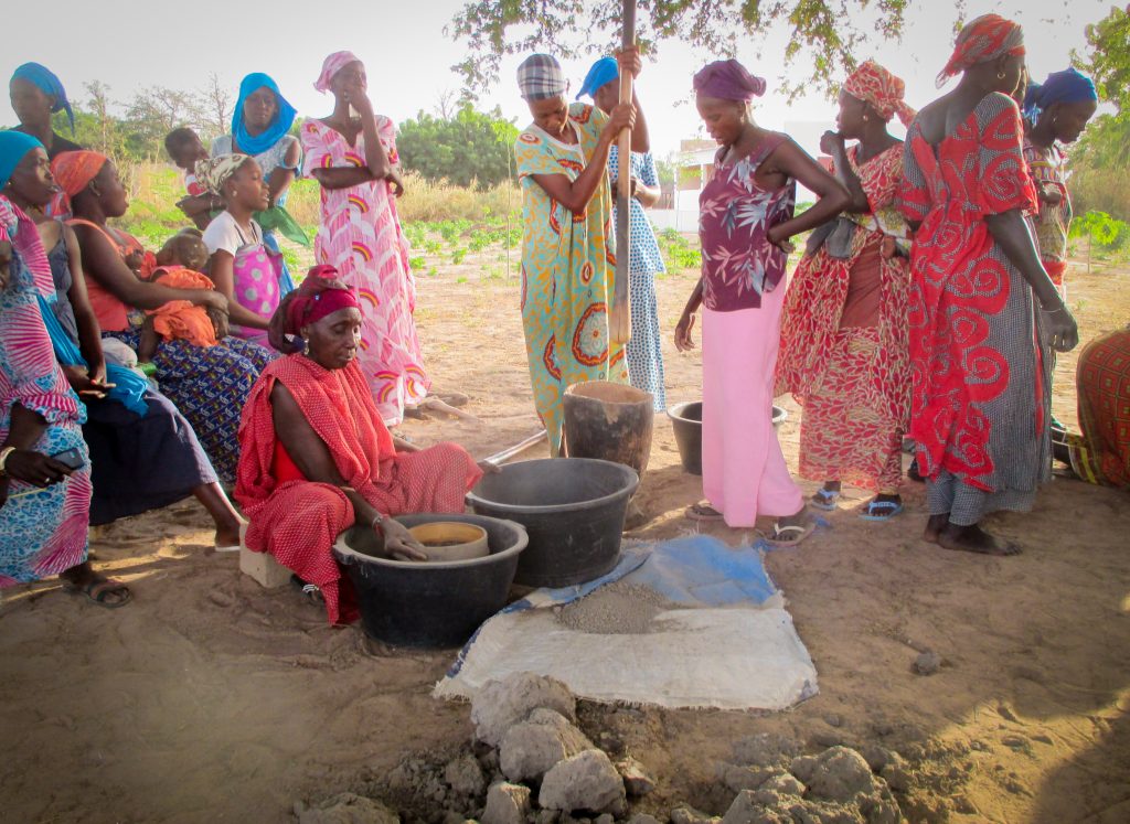 Building improved cookstoves in Senegal